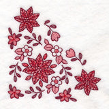 Christmas Delft Poinsettia Corner