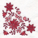 Christmas Delft Poinsettia Corner