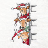 Peeking Christmas Reindeer Stack