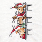 Peeking Christmas Reindeer Stack