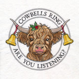 Christmas Highland Cow Stamp