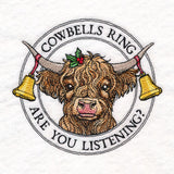 Christmas Highland Cow Stamp