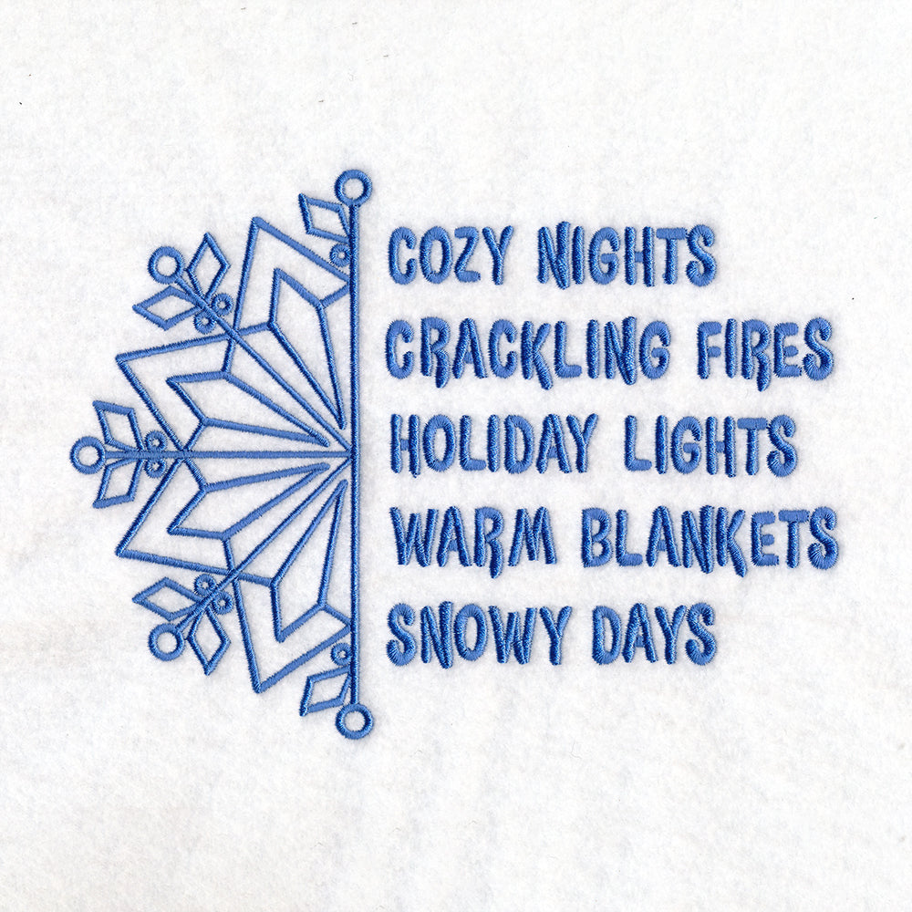 Winter Favorites Snowflake