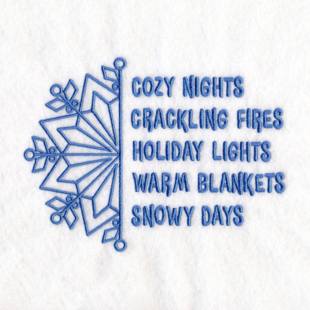 Winter Favorites Snowflake