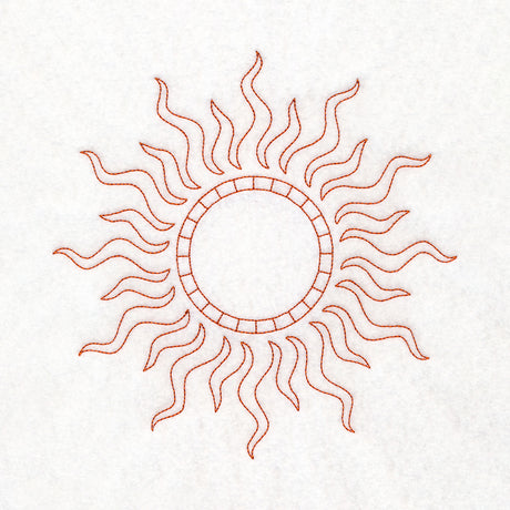 Simple Sun (Quilting)