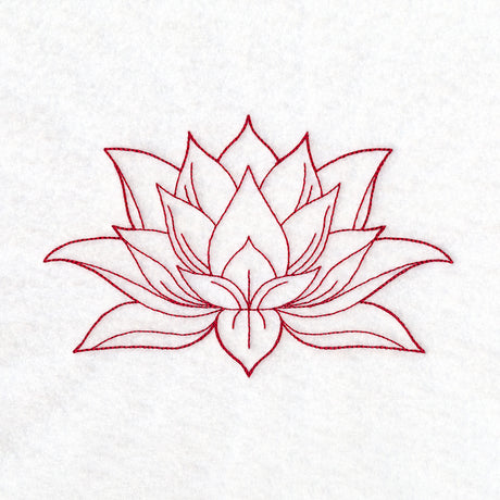 Simple Lotus (Quilting)