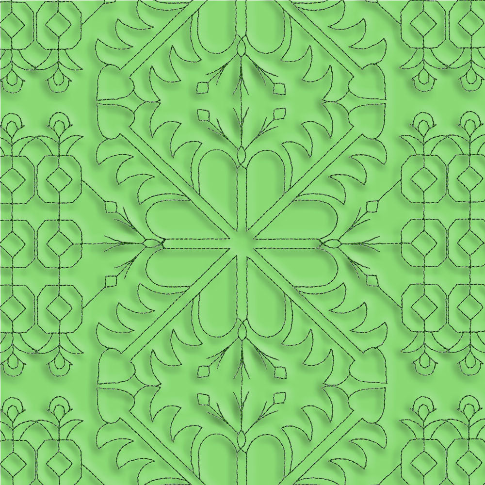 Nordic Traditions - Flower (Edge-to-Edge Quilting)