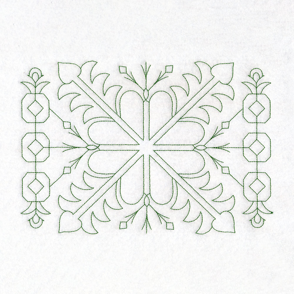 Nordic Traditions - Flower (Edge-to-Edge Quilting)