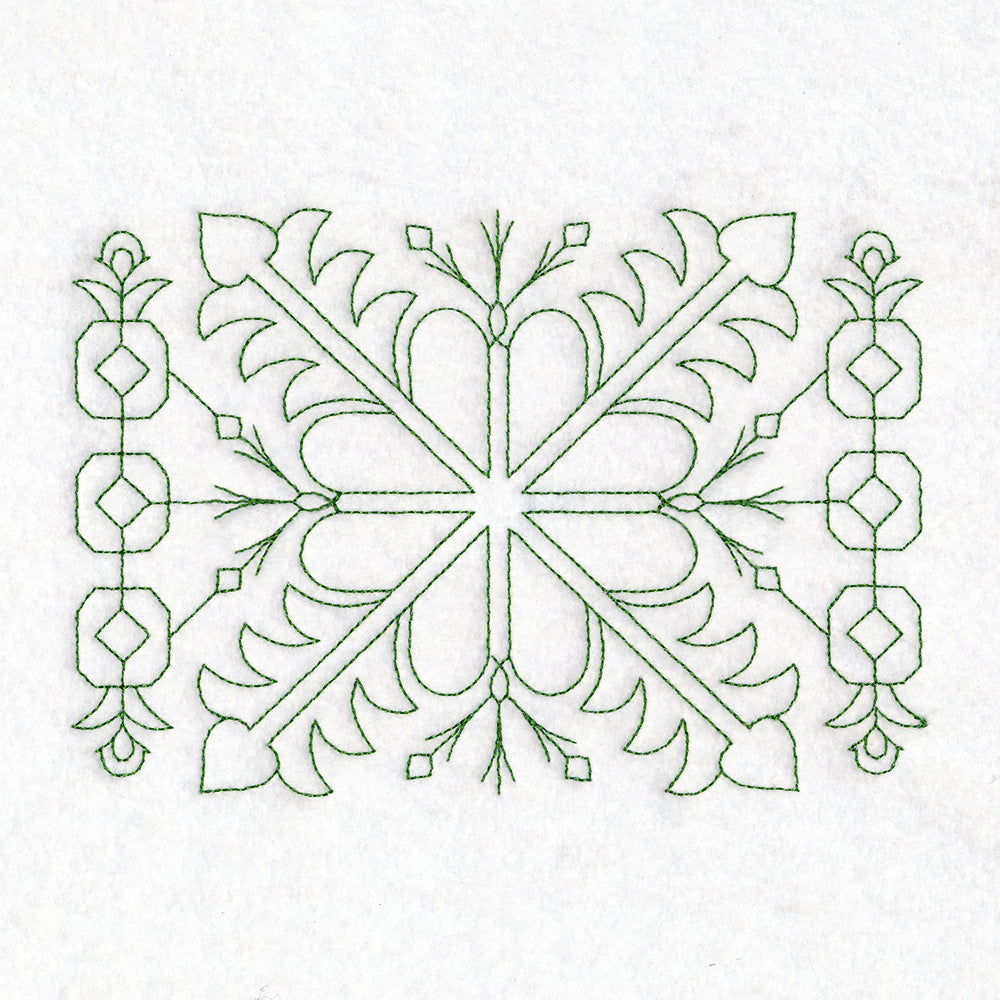 Nordic Traditions - Flower (Edge-to-Edge Quilting)