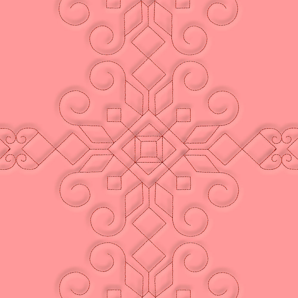 Nordic Traditions - Curls (Edge-to-Edge Quilting)