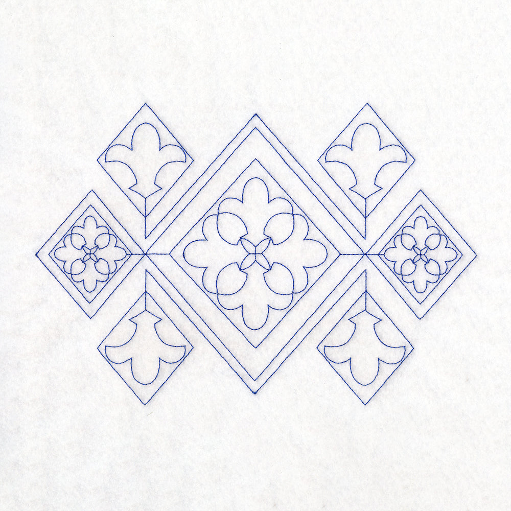 Nordic Traditions - Diamonds (Edge-to-Edge Quilting)