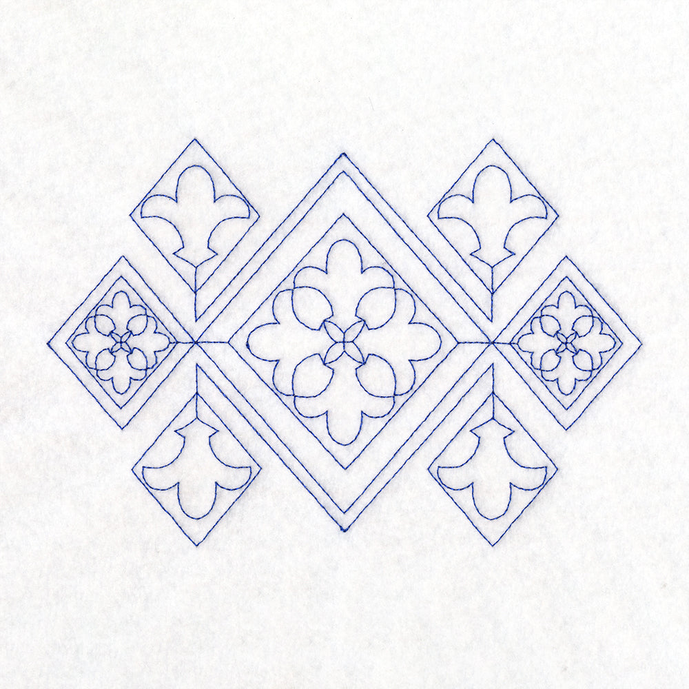 Nordic Traditions - Diamonds (Edge-to-Edge Quilting)