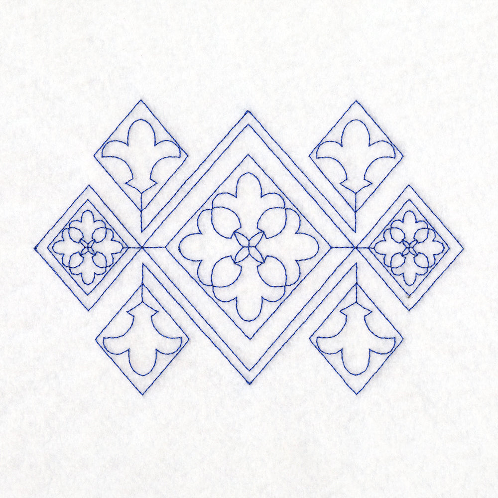 Nordic Traditions - Diamonds (Edge-to-Edge Quilting)