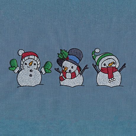 Winter Snowman Trio