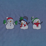 Winter Snowman Trio