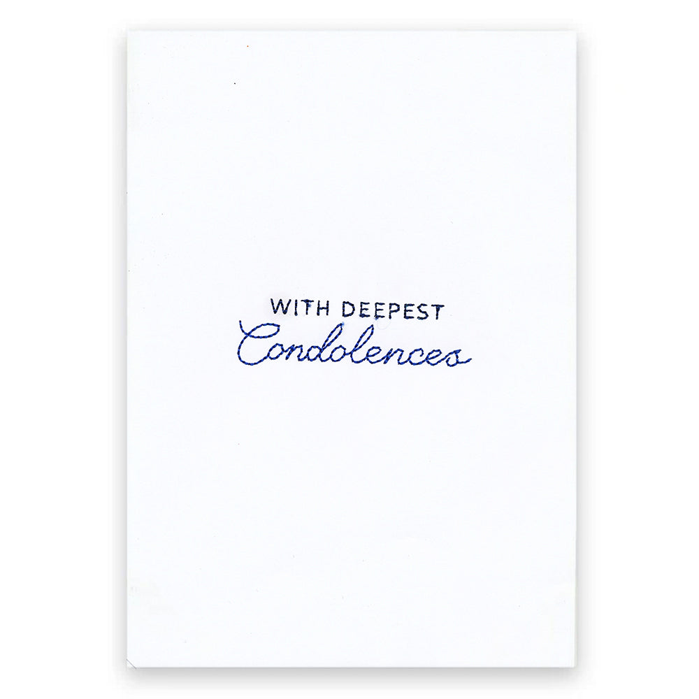 Heartfelt Sayings - Condolences (Cardstock)