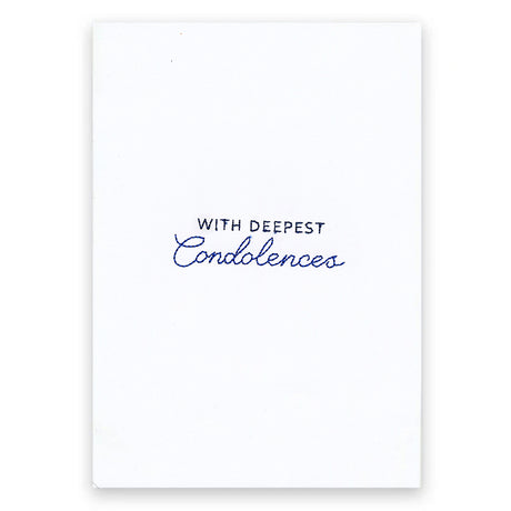 Heartfelt Sayings - Condolences (Cardstock)