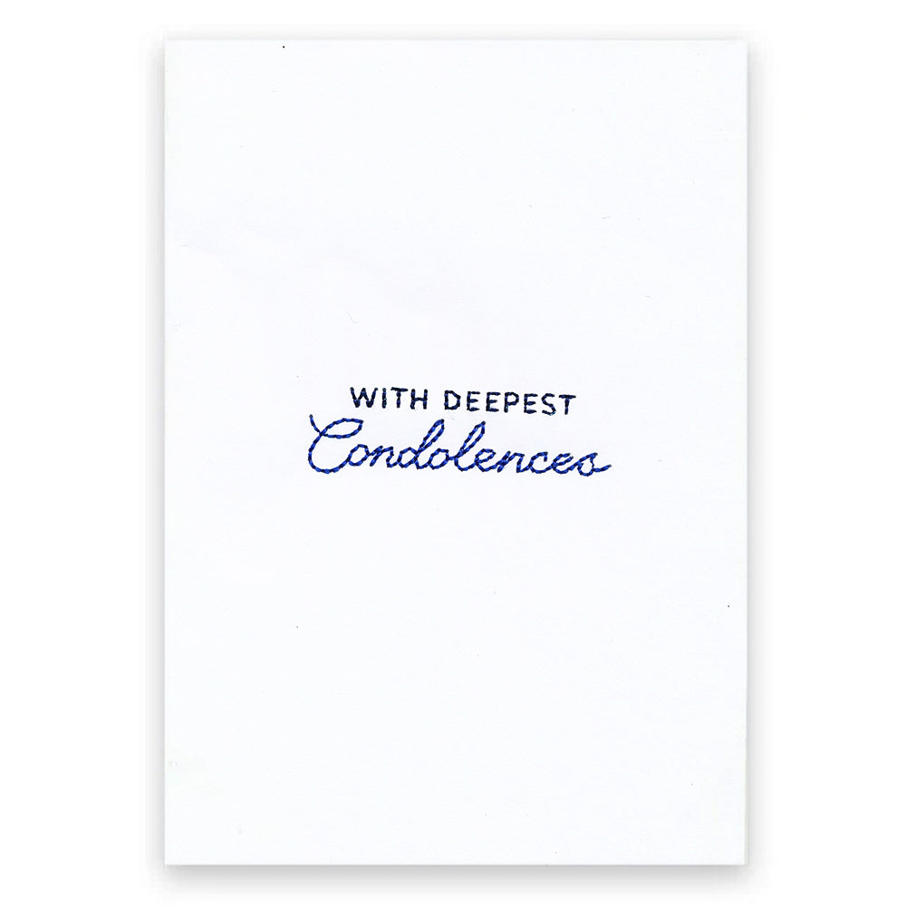 Heartfelt Sayings - Condolences (Cardstock)