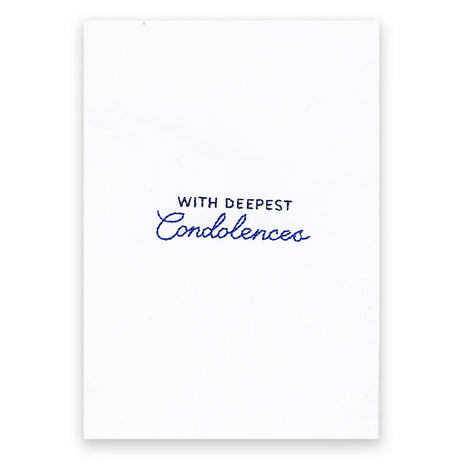 Heartfelt Sayings - Condolences (Cardstock)