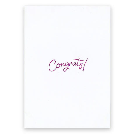 Heartfelt Sayings - Congrats (Cardstock)