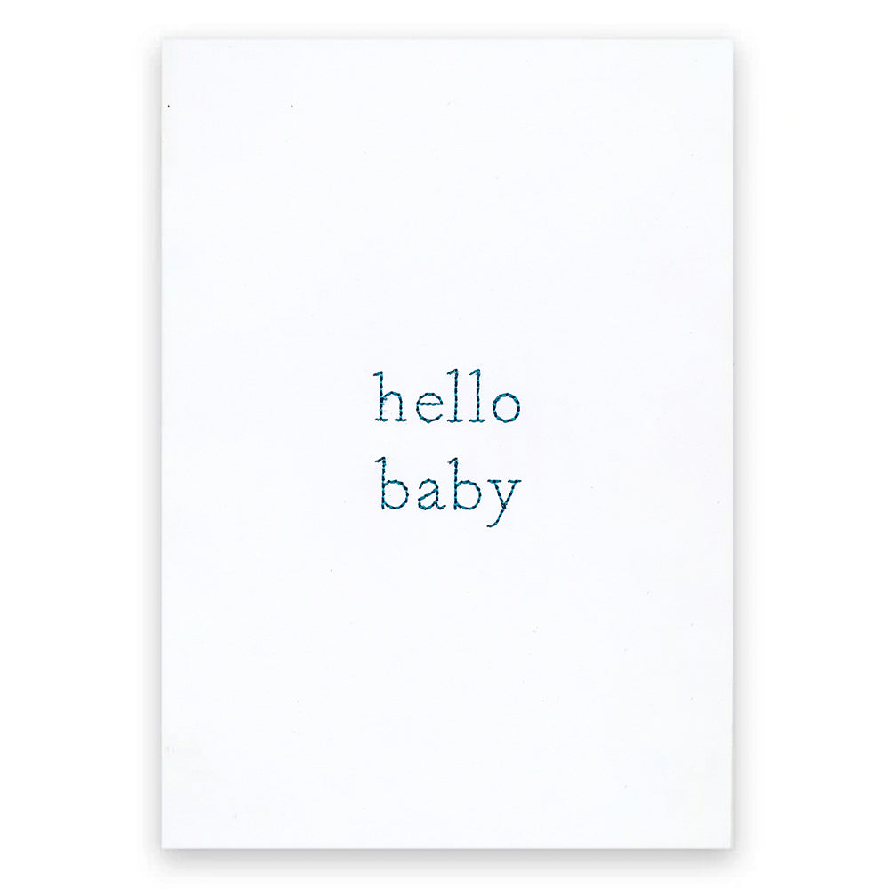Heartfelt Sayings - Hello Baby (Cardstock)