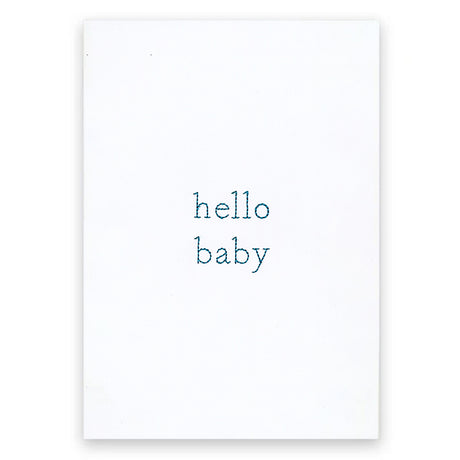 Heartfelt Sayings - Hello Baby (Cardstock)