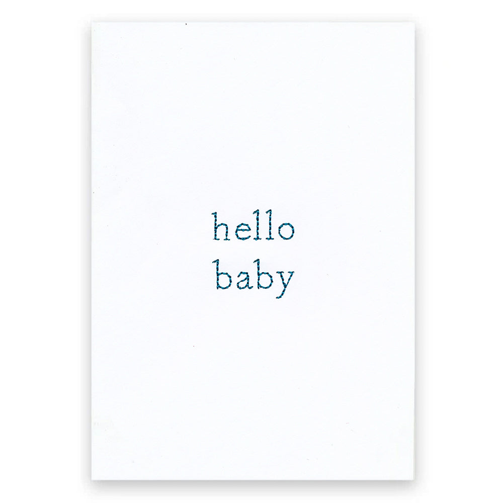 Heartfelt Sayings - Hello Baby (Cardstock)