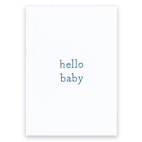 Heartfelt Sayings - Hello Baby (Cardstock)