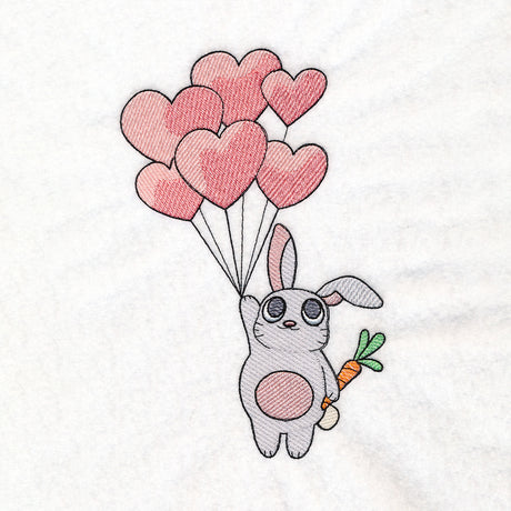 Heart Balloon Bunny