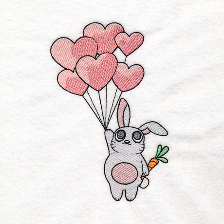 Heart Balloon Bunny