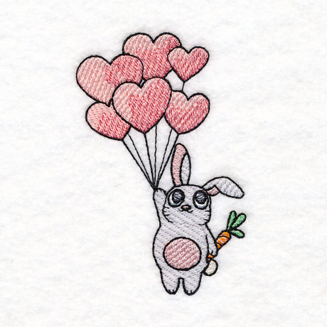 Heart Balloon Bunny