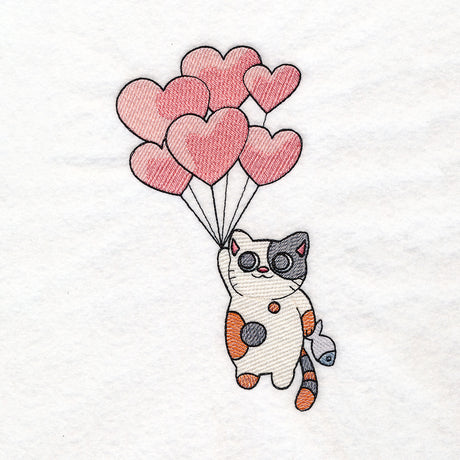 Heart Balloon Kitty