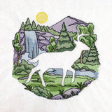 Woodland Deer Silhouette (Embossed)