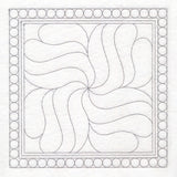 Swirl Quilting Square