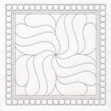 Swirl Quilting Square