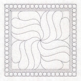 Swirl Quilting Square