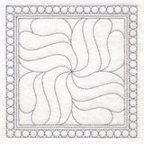 Swirl Quilting Square