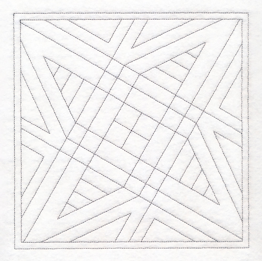 Crosshatch Quilting Square