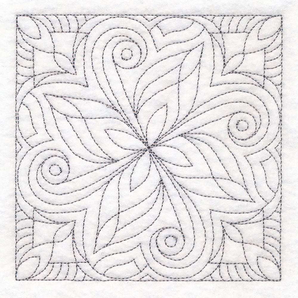 Floral Quilting Square