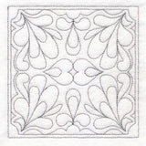 Feather Quilting Square
