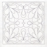 Feather Quilting Square
