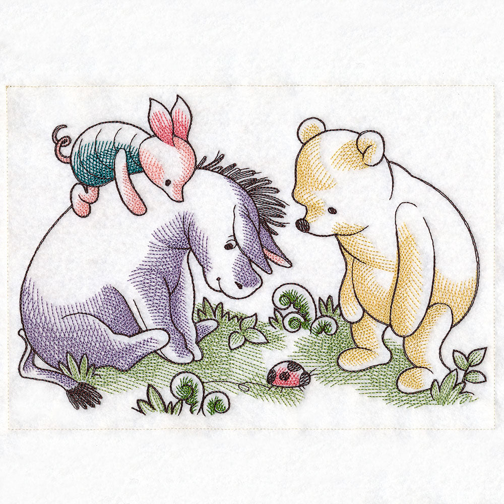 Pooh Bear and Friends Gathering