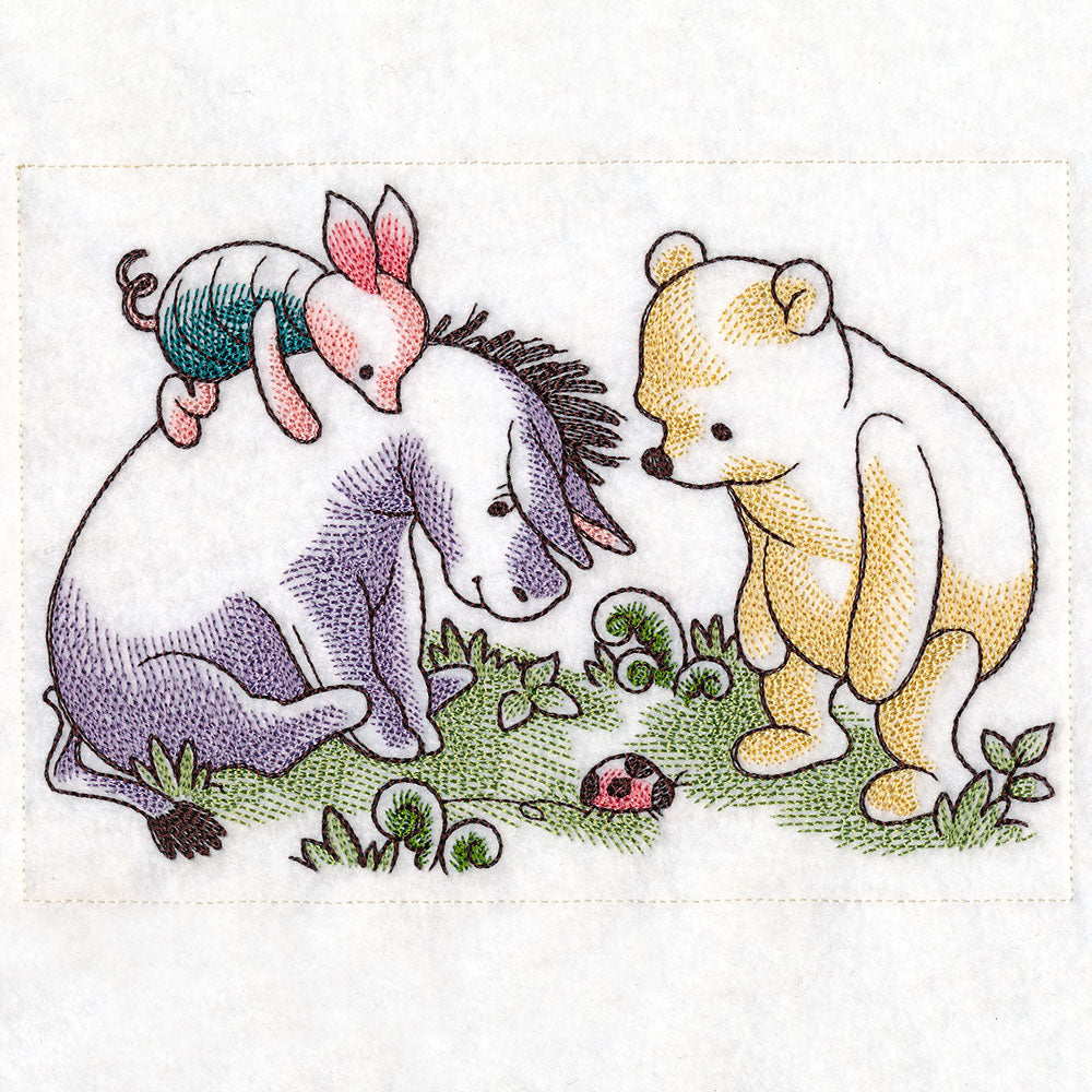 Pooh Bear and Friends Gathering