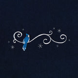 Frosted Blue Jay Border