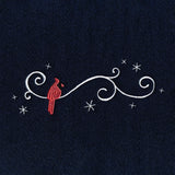 Frosted Cardinal Border