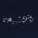 Frosted Chickadee Border