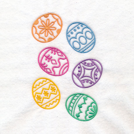 Happy Spring Egg Border