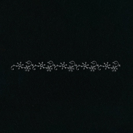 Delicate Snowflake Border 1