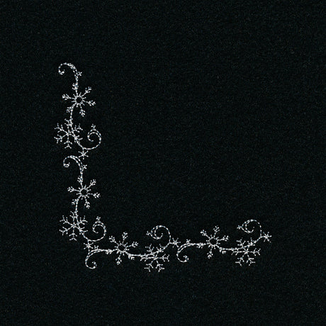 Delicate Snowflake Corner 1