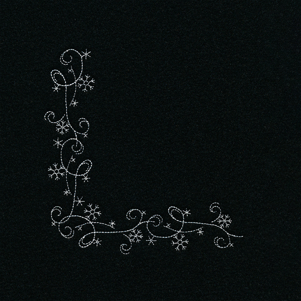Delicate Snowflake Corner 3